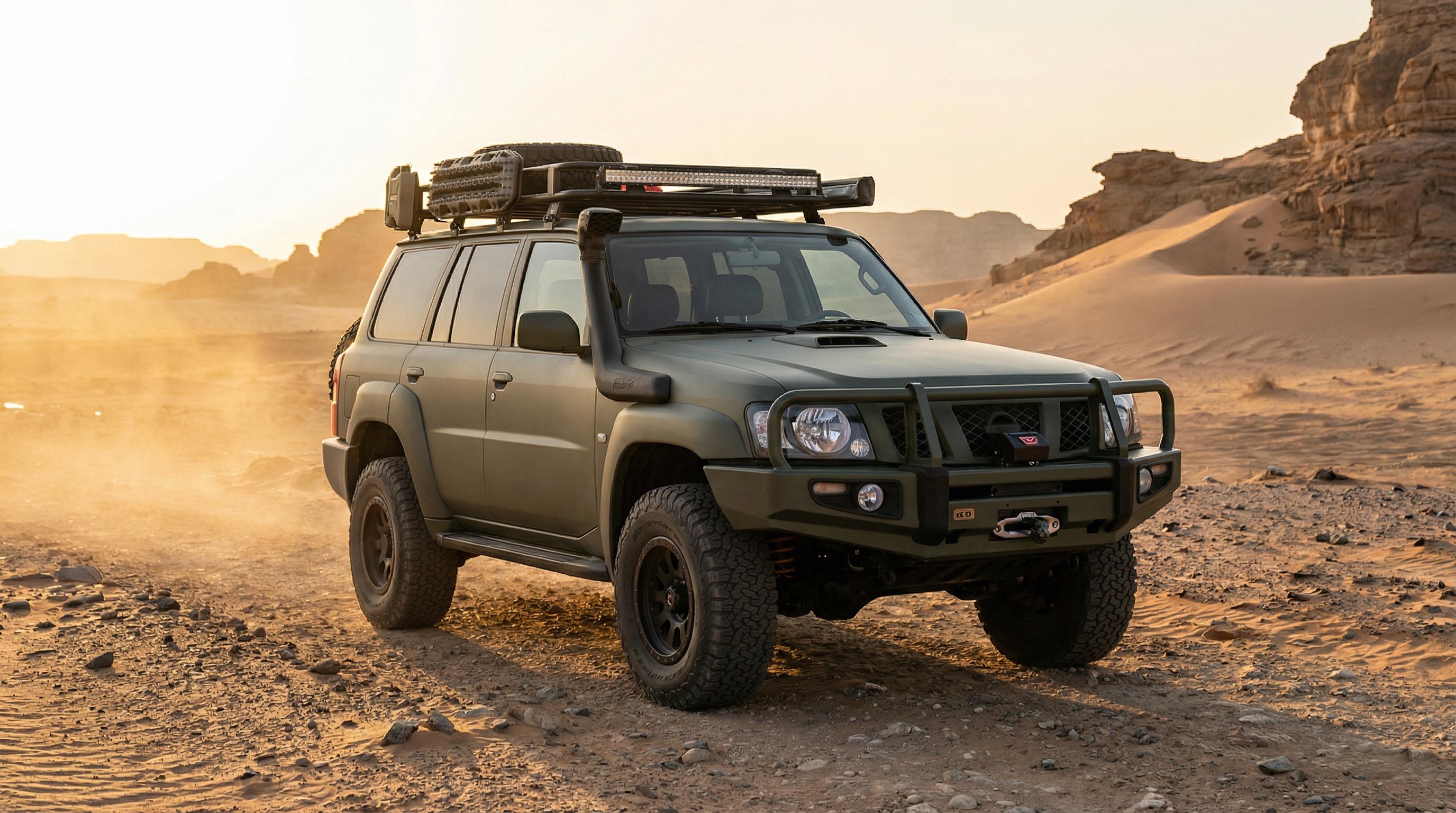 17c一起草越野车沙漠穿越改装视频